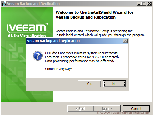 Installing Veeam Backup and Replication v5